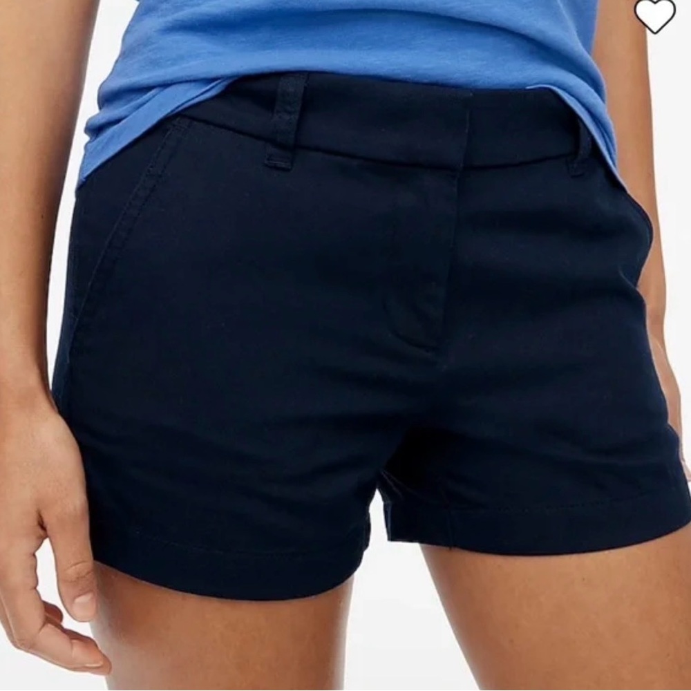 J. Crew chino shorts size 2 Navy